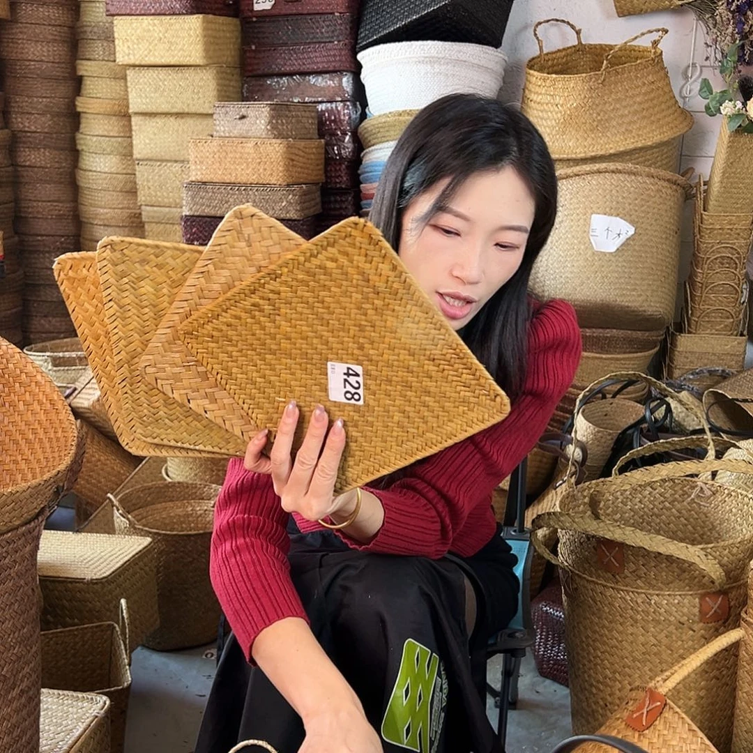 草编草编包/草编收纳盒微瑕疵