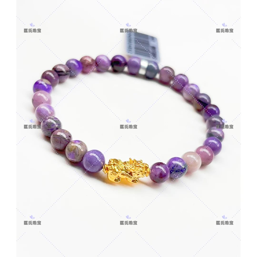 匡氏臻选 18K舒俱来樱花幻彩貔貅手链 Z-HL-A0421（多样性发一）