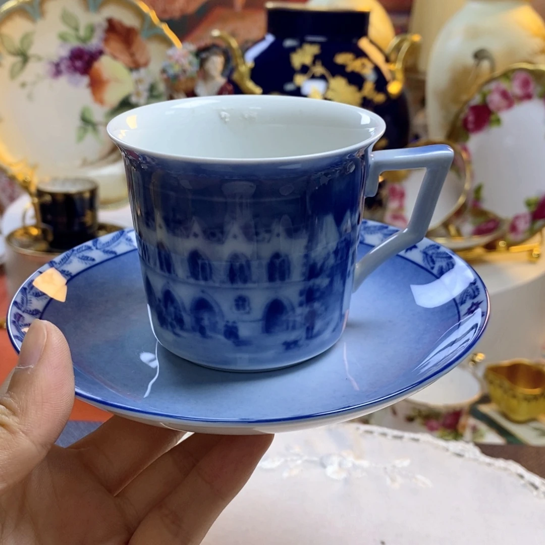 瓷片瓷器欧瓷咖啡杯水晶杯