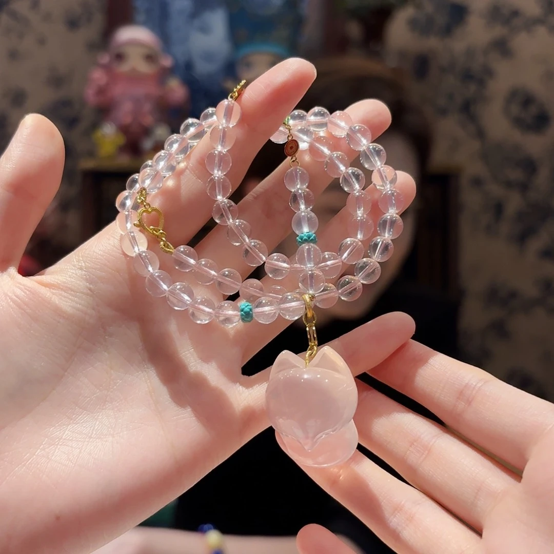 水晶手串未镶嵌颈饰