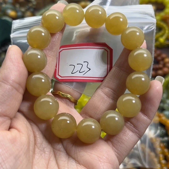 蛇纹石玉未镶嵌手链