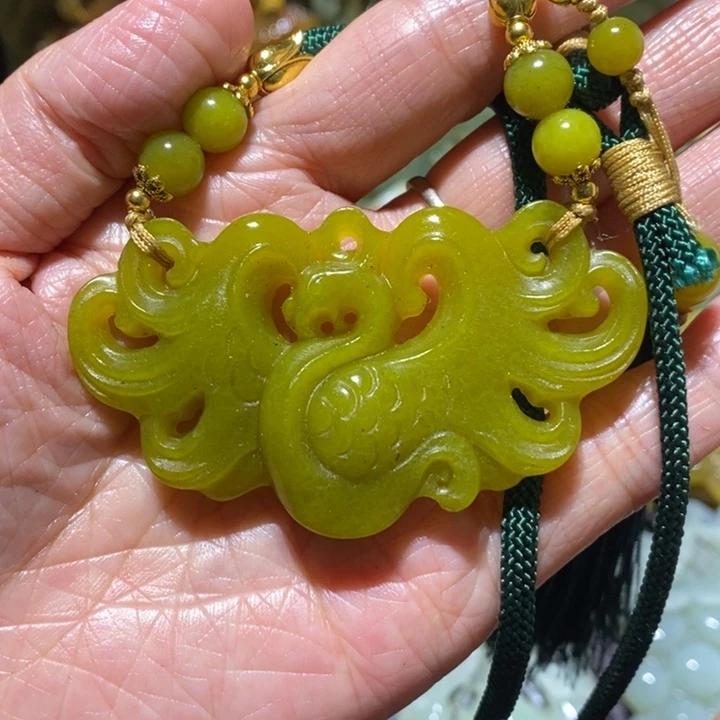 岫玉岫玉吊坠未镶嵌