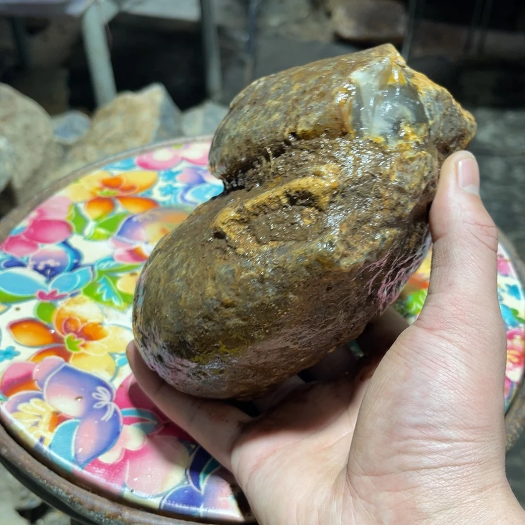 老***何定制玛瑙天然玛瑙手镯原石