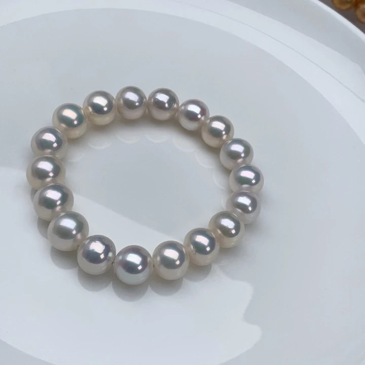 淡水珍珠颈饰银S925镶嵌