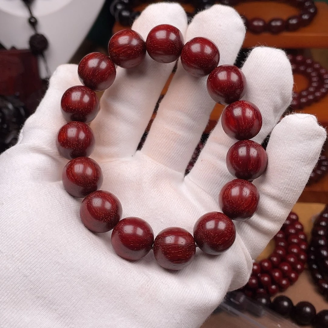 三***开小叶紫檀手串/手链原汁原味1.5