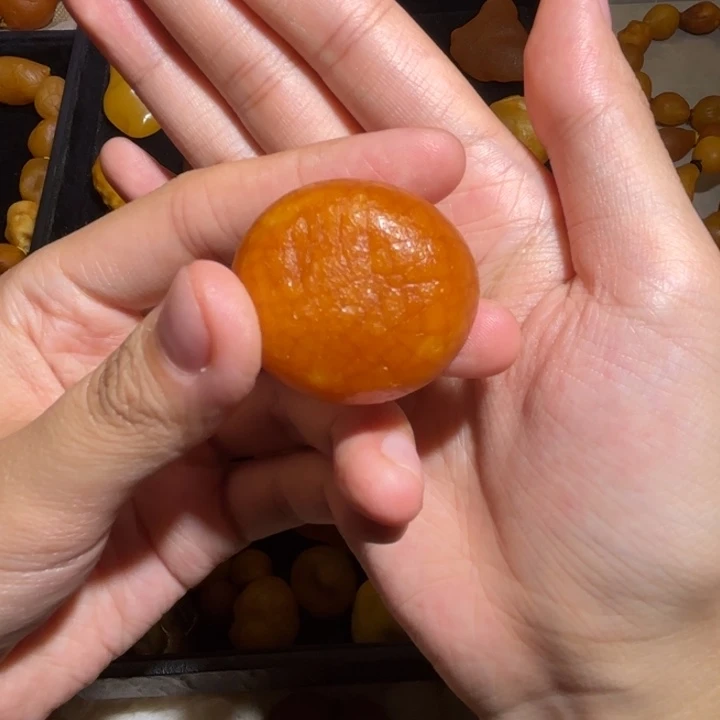 琥珀未镶嵌颈饰蜜蜡海漂单颗