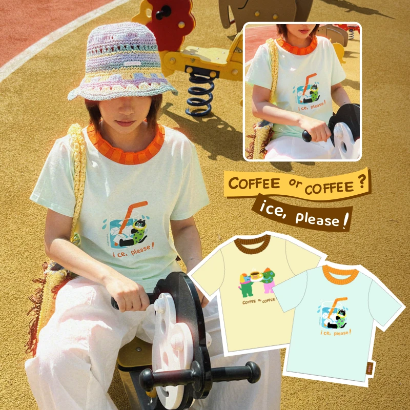 uodycoco新款原创小富贵T恤时尚可爱韩系短袖小众设计衣服夏季