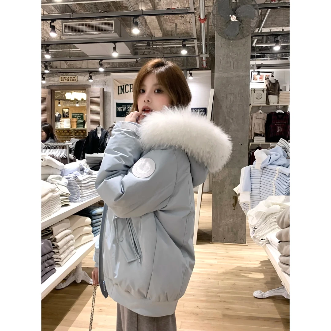 棉衣女加厚oversize面包服棉服韩版宽松加厚棉袄外套2025冬季新款