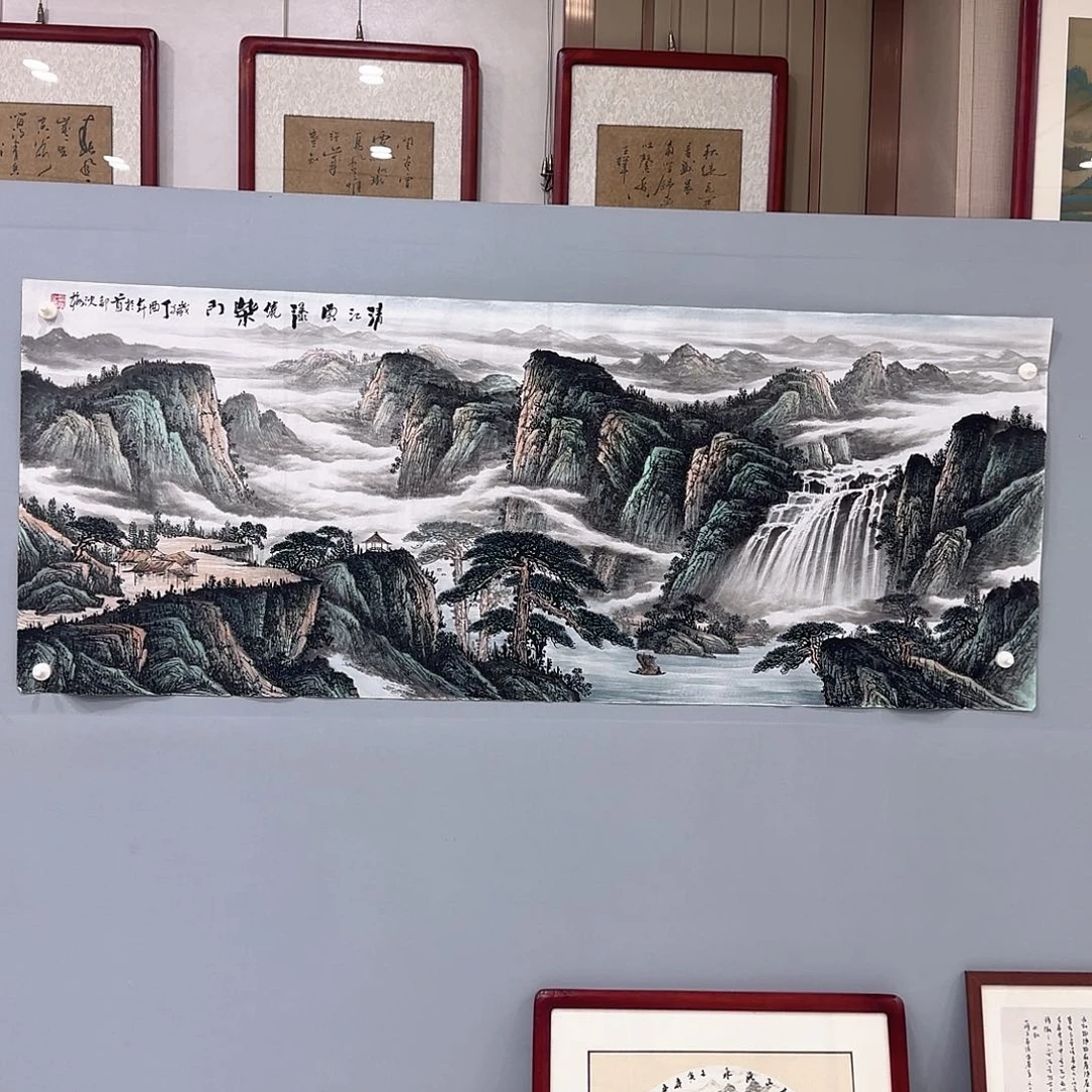 国画欲**止国画作品多次入选