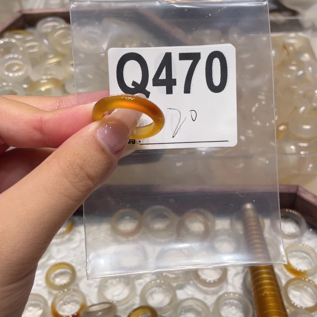 玛瑙/玉髓未镶嵌戒指470