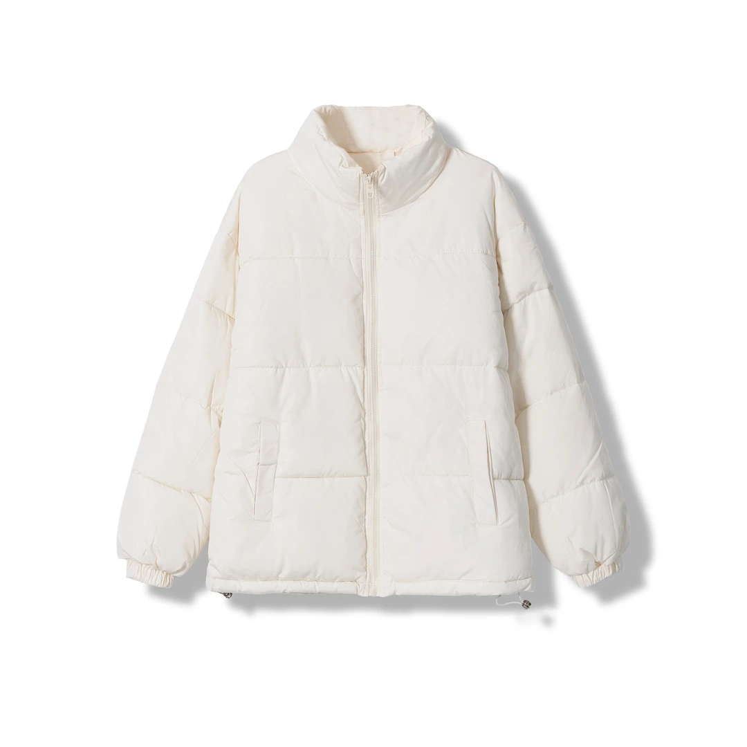 2025冬季 新款保暖棉服 米白色