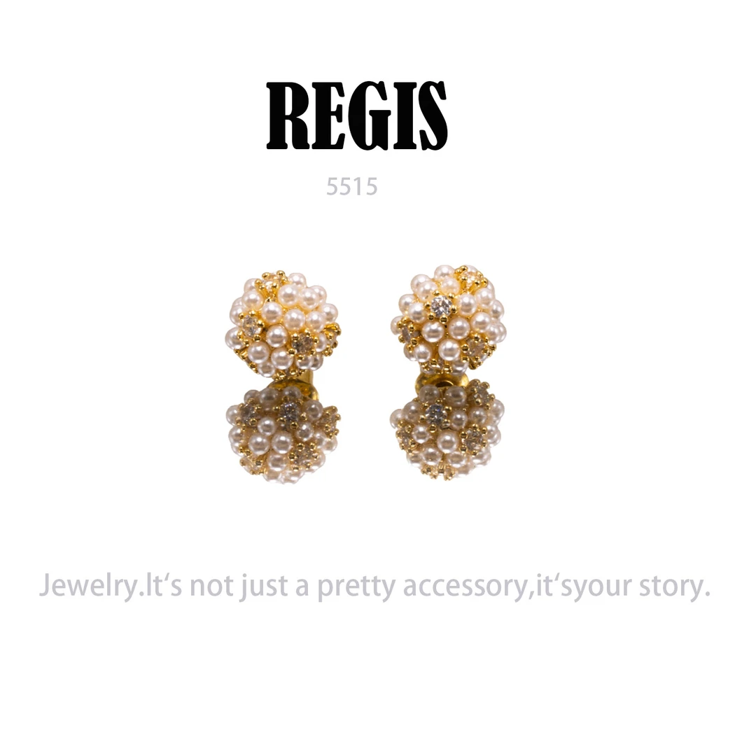 镀K金 REGIS  耳饰～5515