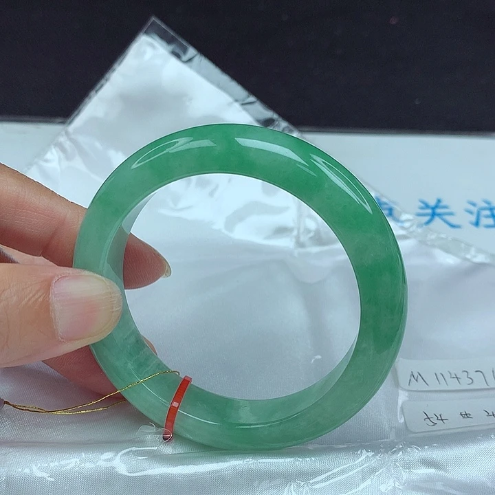 未镶嵌手镯翡翠54圈4376