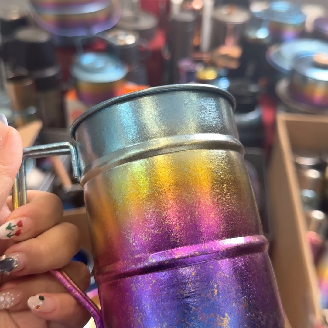纯钛瑕 油桶杯 纯钛