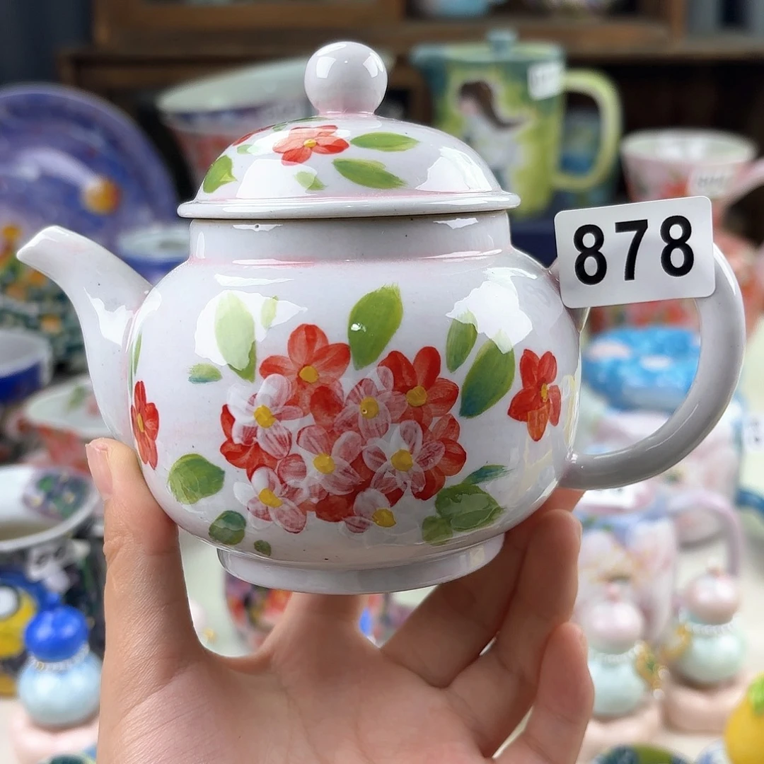 景德镇手绘高温釉下彩陶瓷茶具