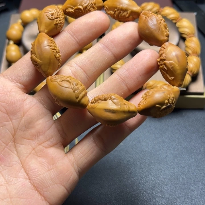 橄榄核手串/手链橄榄核雕观音