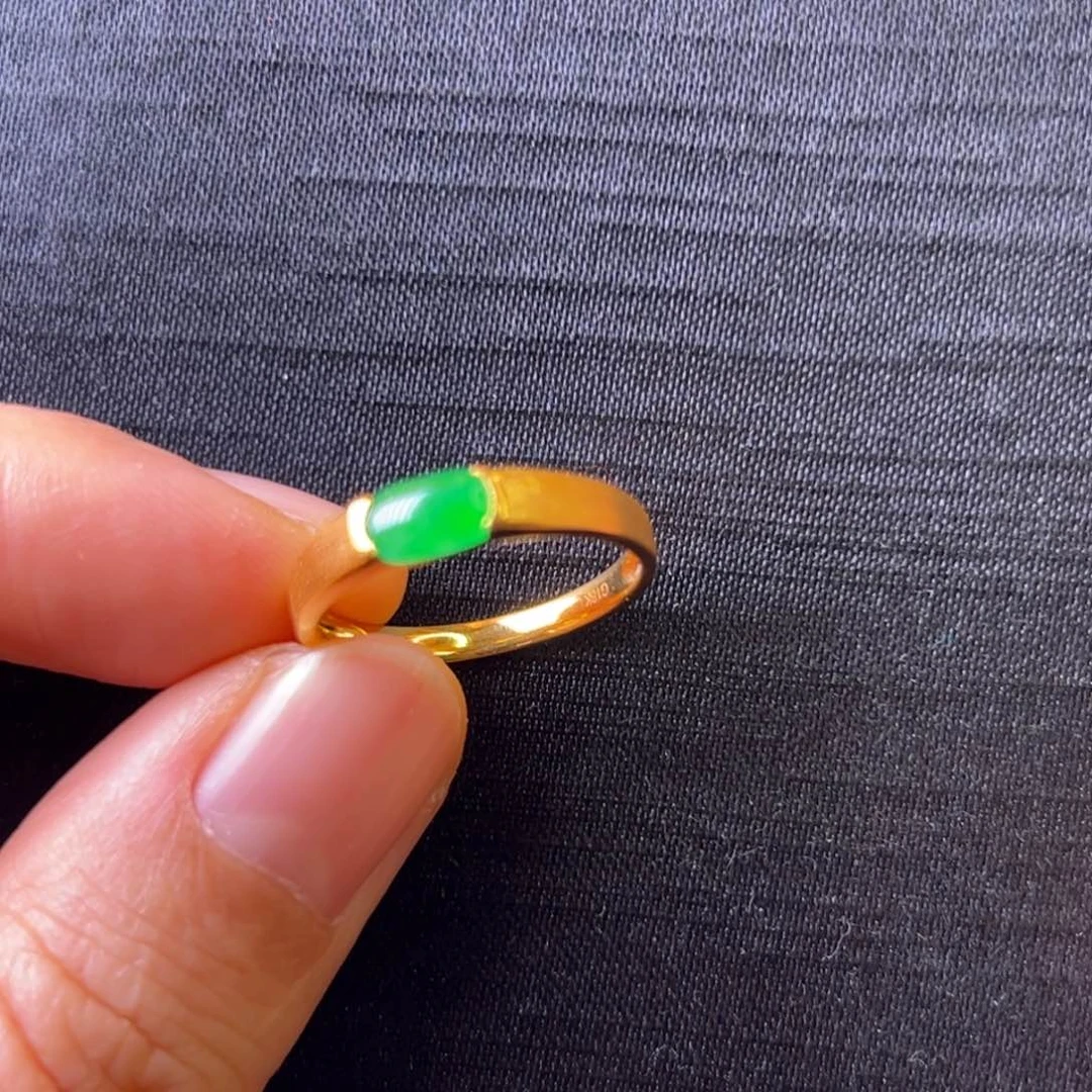 定制翡翠18K金镶嵌云****?镶嵌尾款