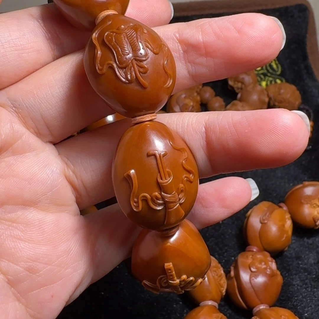 W***℡手串/手链橄榄核橄榄核雕