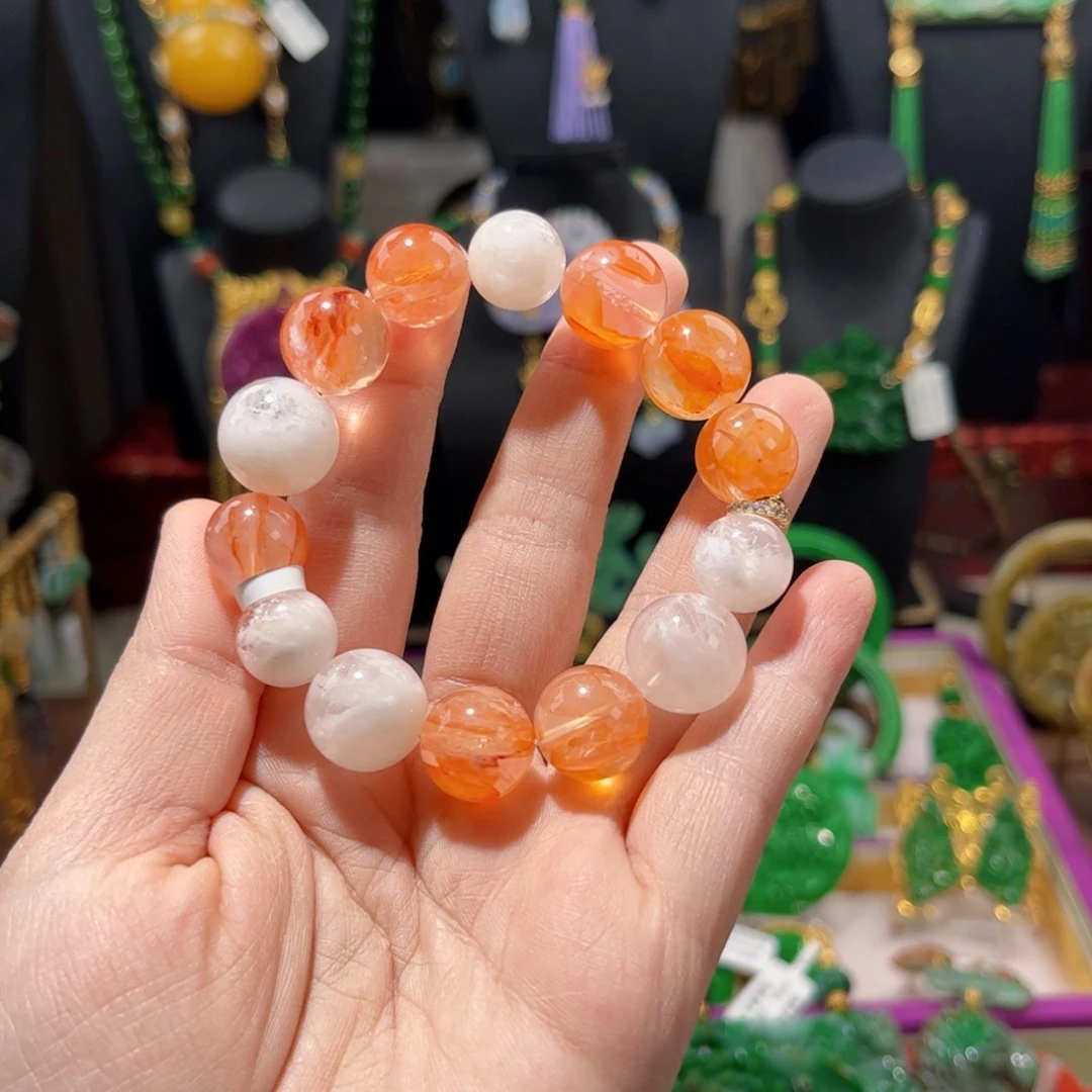 【闪购商品】水晶手链未镶嵌 胶花