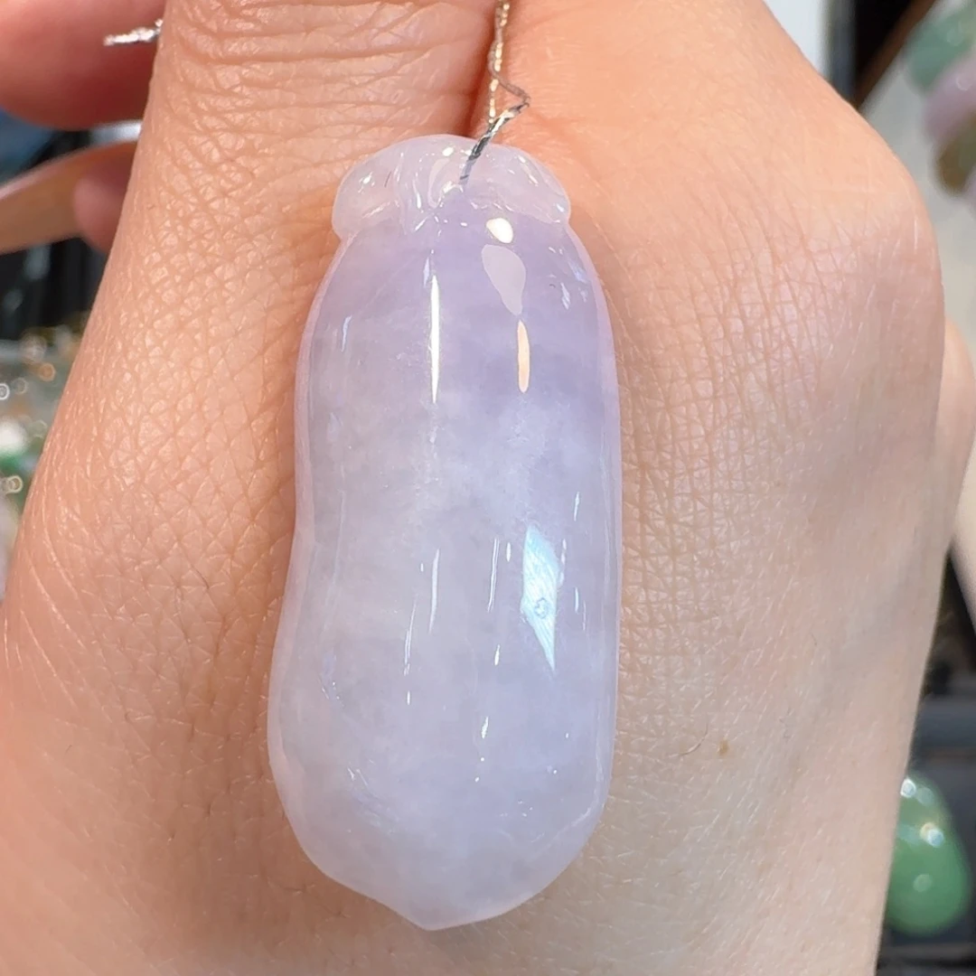 翡翠挂件未镶嵌福瓜