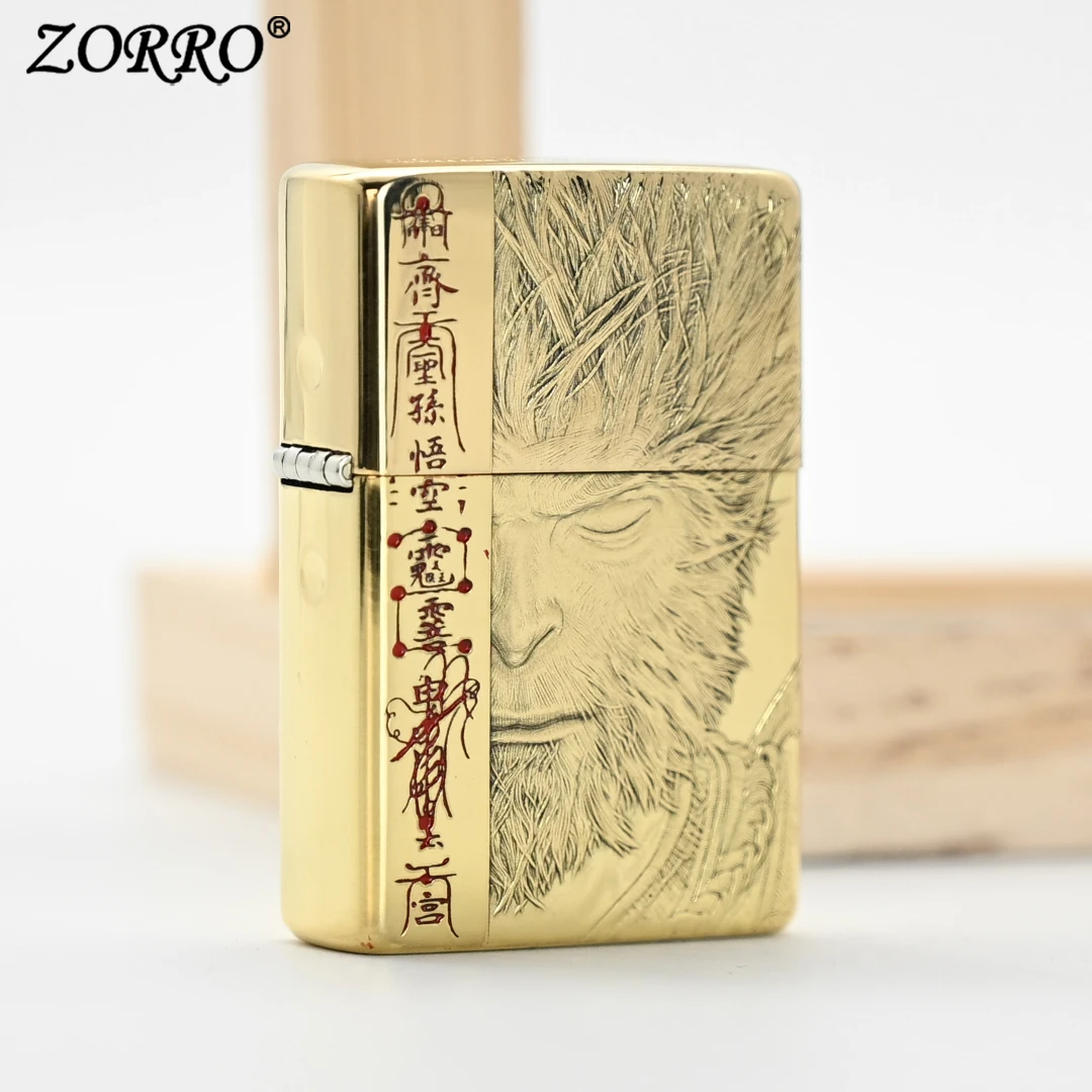 ZORRO佐罗防风煤油打火机905黄铜黑神话悟空礼物