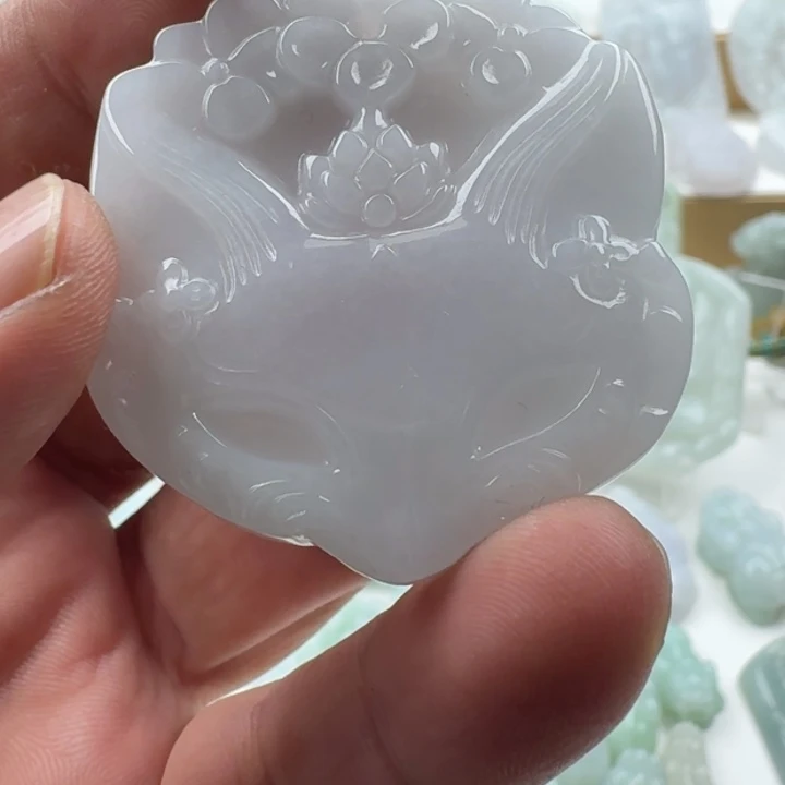 翡翠未镶嵌颈饰天然缅甸A货翡翠