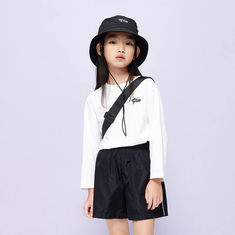 littlemoco童装合作系列男女童抑菌长袖T恤#KBC1TEE036