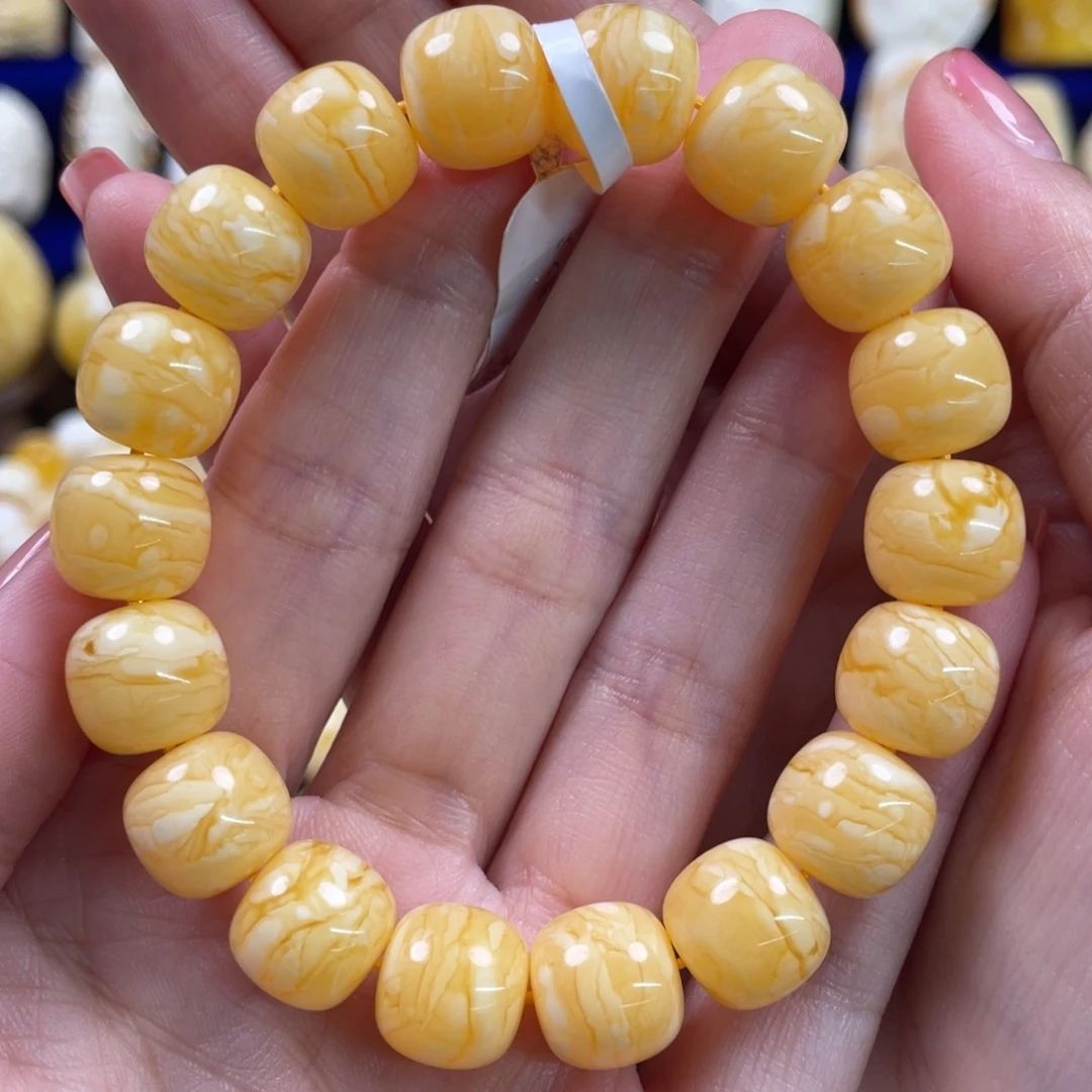 蜜蜡裸石未镶嵌琥珀蜜蜡