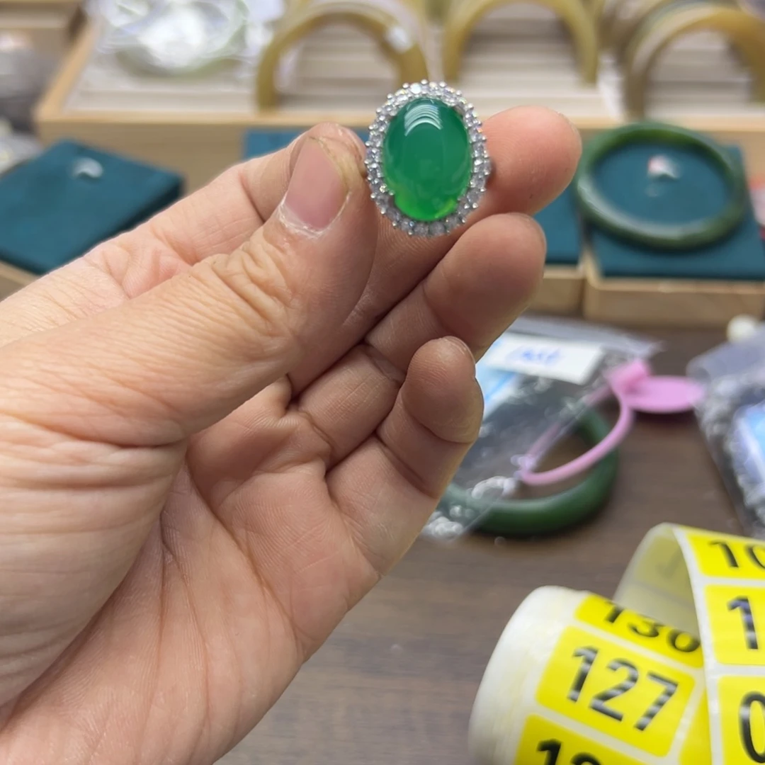 玛瑙/玉髓未镶嵌戒指096