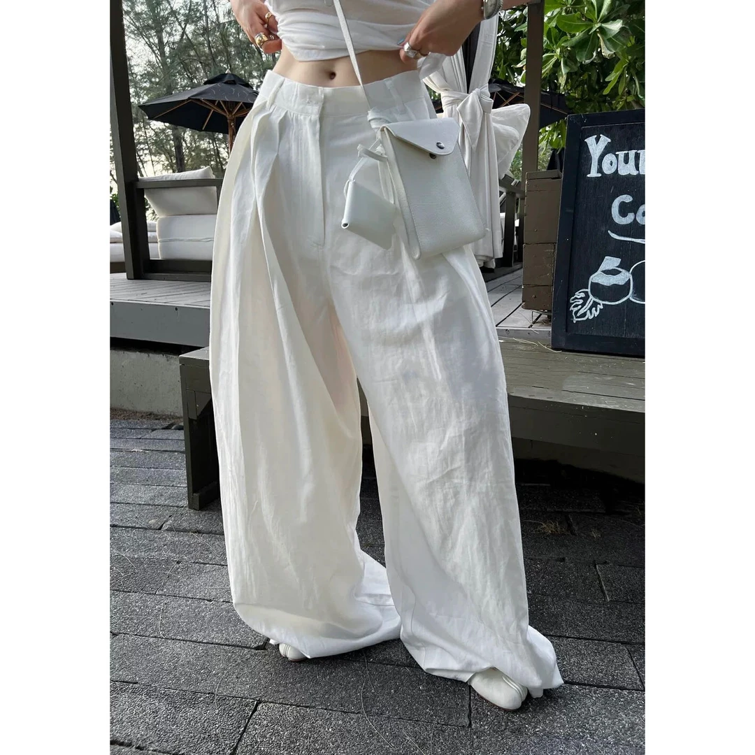 【土豆优选】高腰显瘦阔腿裤