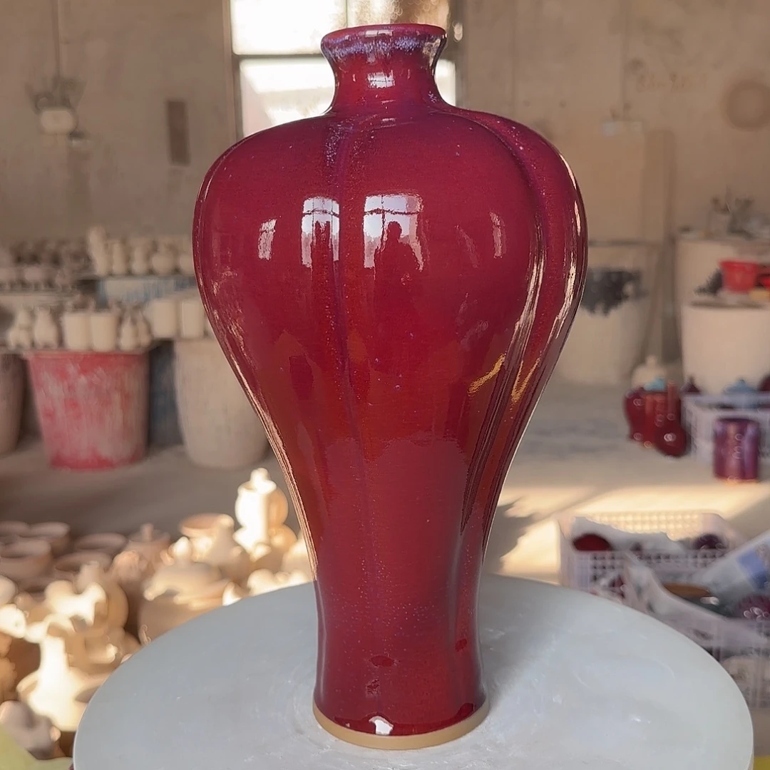 摆件陶郑家钧窑摆件