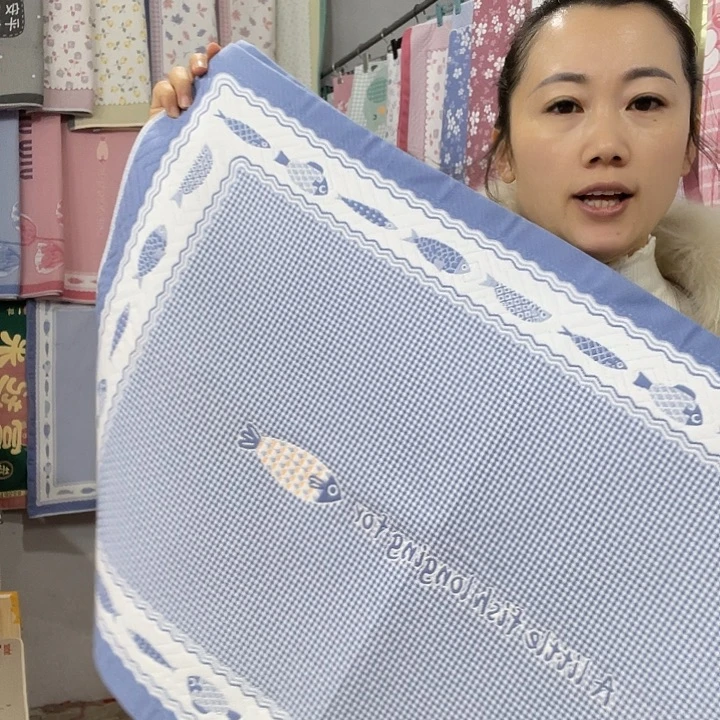 棉特价促销蓝色小鱼