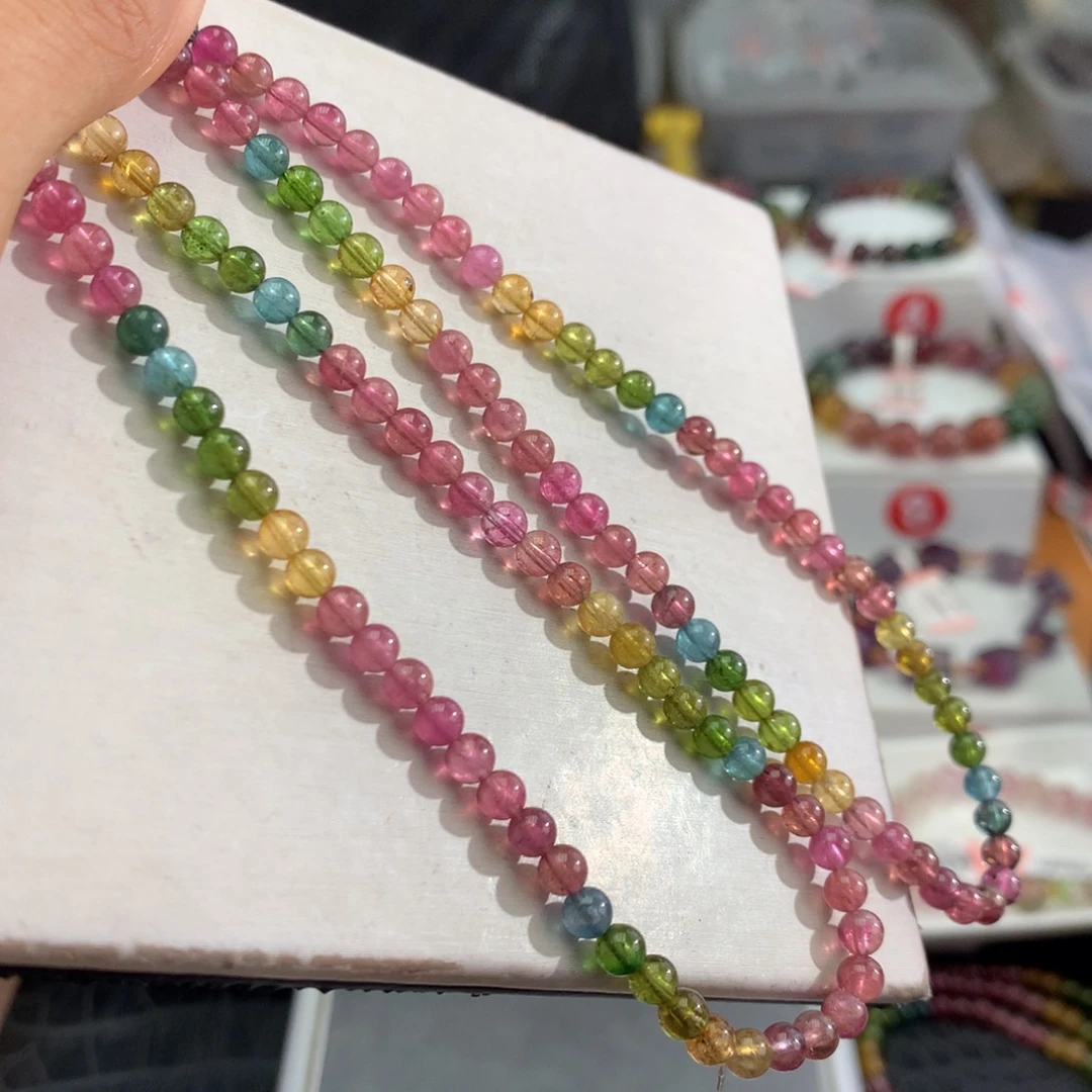 手链碧玺未镶嵌        4.3mm。