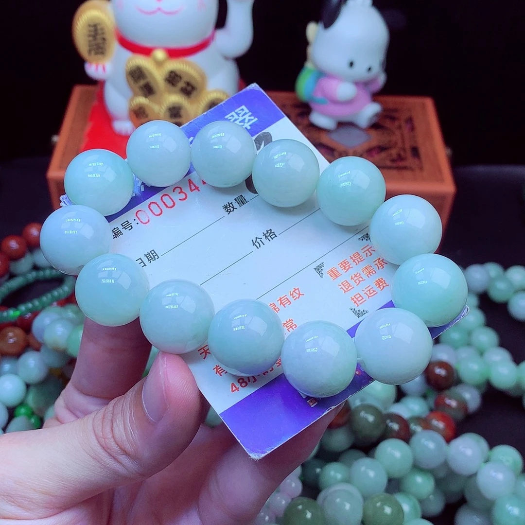 翡翠未镶嵌毛衣链