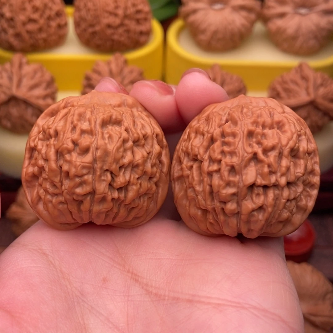 把件文玩核桃野生莲花38