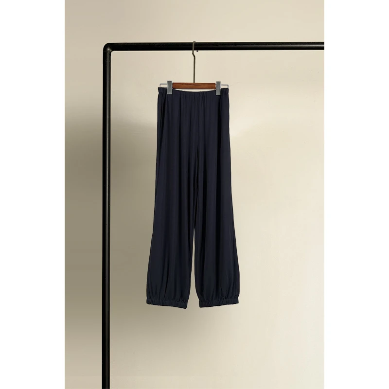 ICEEL原创设计女装莫代尔纯色休闲裤女高端极简舒适透气轻奢女裤