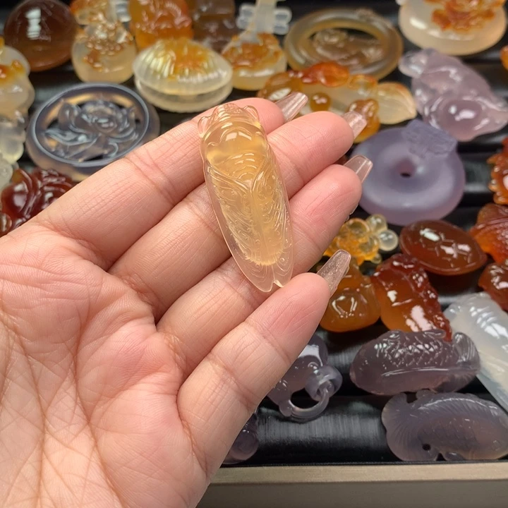 玛瑙/玉髓颈饰未镶嵌飘***活