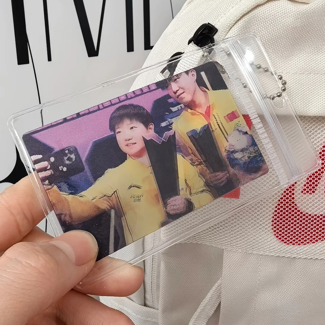 莎头5114CP孙颖莎王楚钦8变光栅卡同款变幻小卡片闪卡明信片