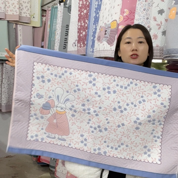 棉特价蓝色花园兔