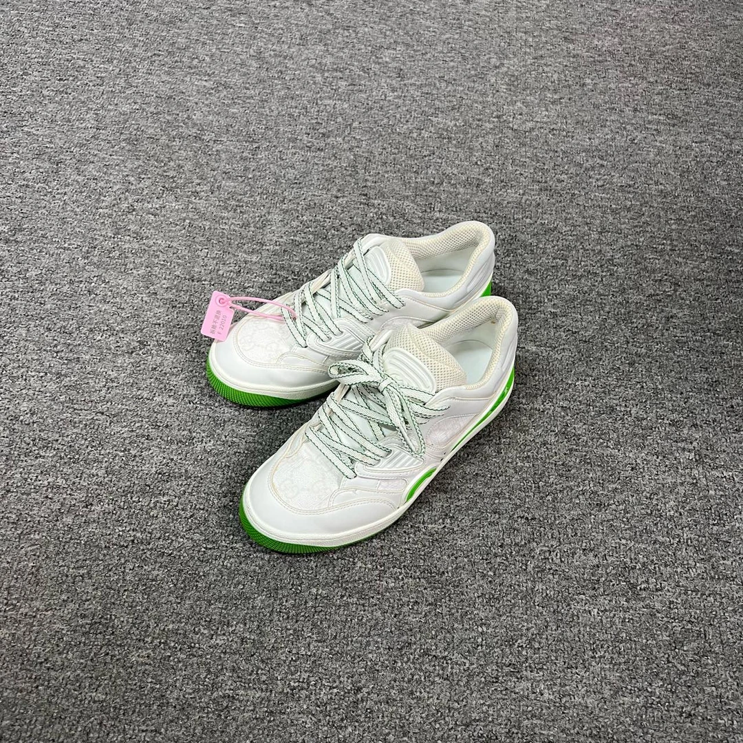 99新 GUCCI/古驰 gucci白色休闲鞋34.5码