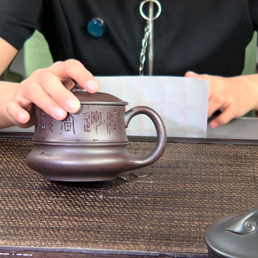 茶杯紫砂高货放漏