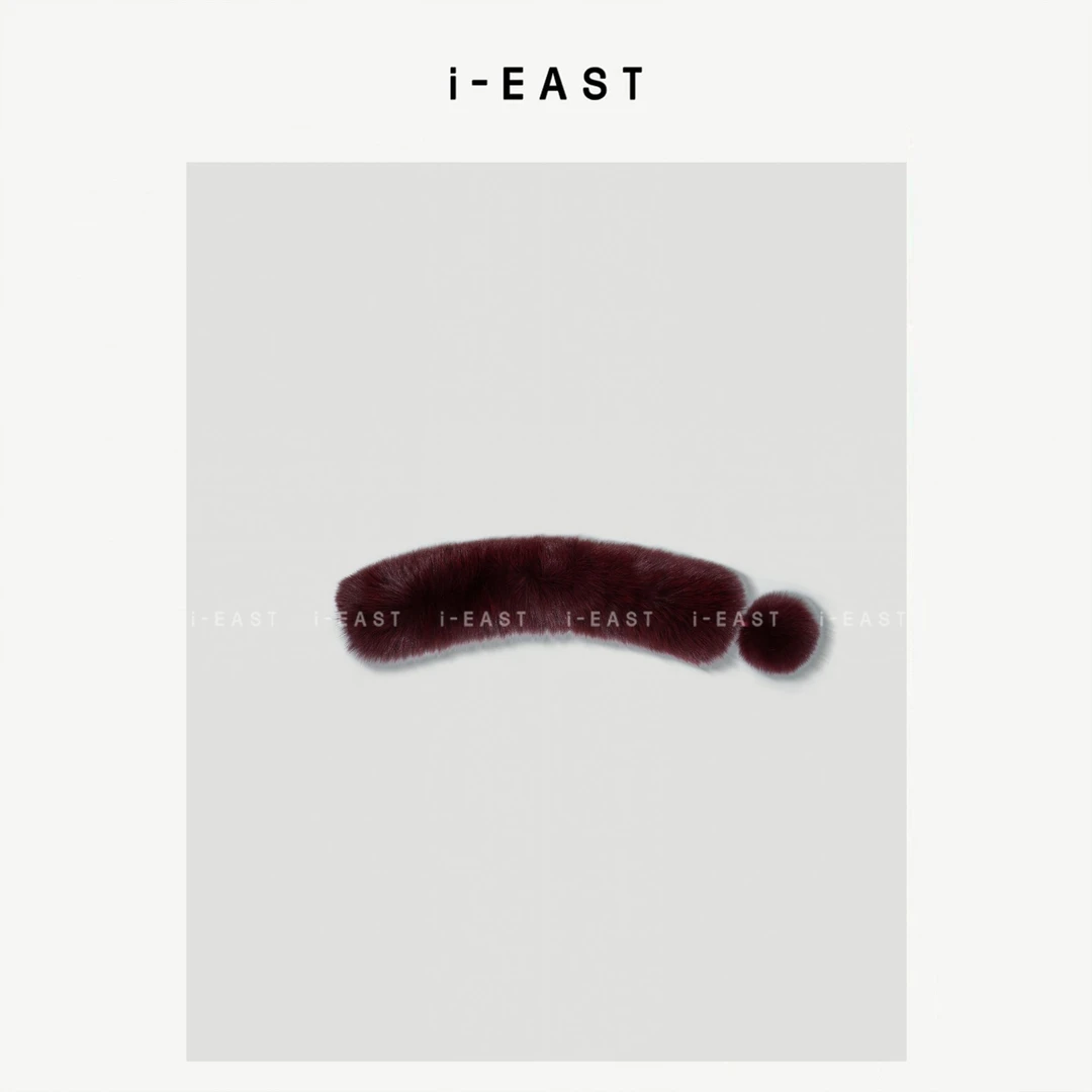 i-EAST 梦泡云朵~秋冬毛茸茸球球保暖围脖-5D PS8581
