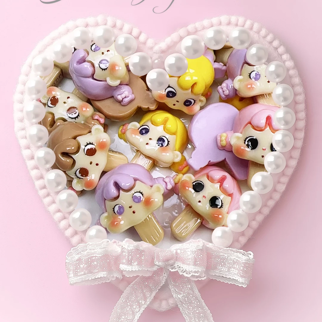 【钱多多定制款】 qo妹雪糕棒食玩DIY装饰钥匙扣挂件奶油胶饰品配件