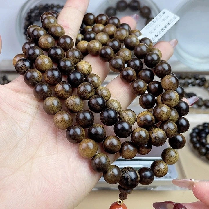 沉香手串丹**梨芽庄黄棋留疤嘤子