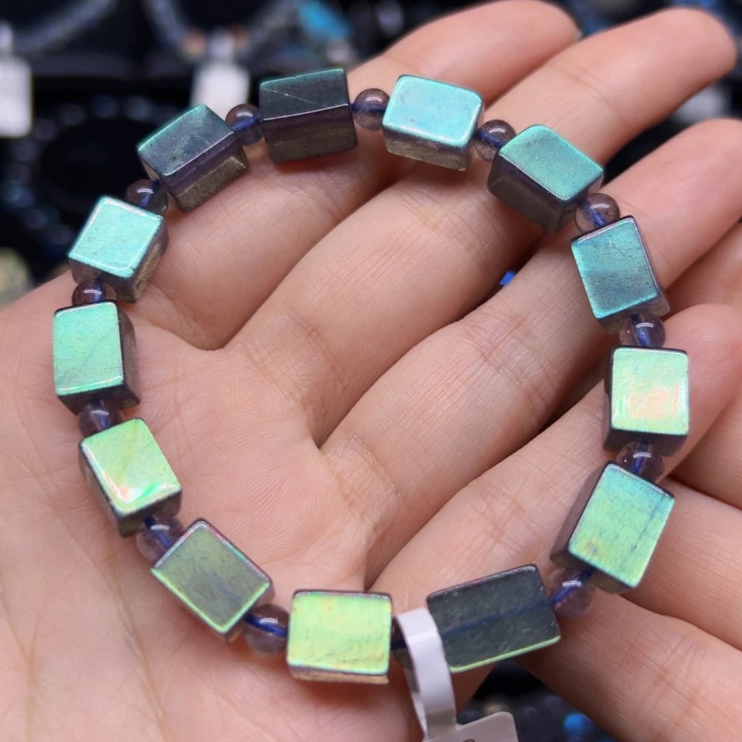 未镶嵌手链长石方糖手串