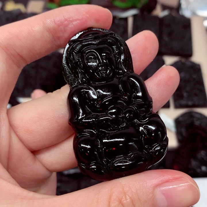 天然a货钢琴黑挂件