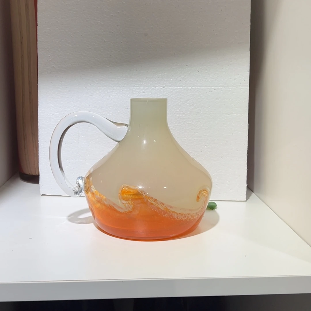 琉璃纯手工制作工艺品高16，内口径3