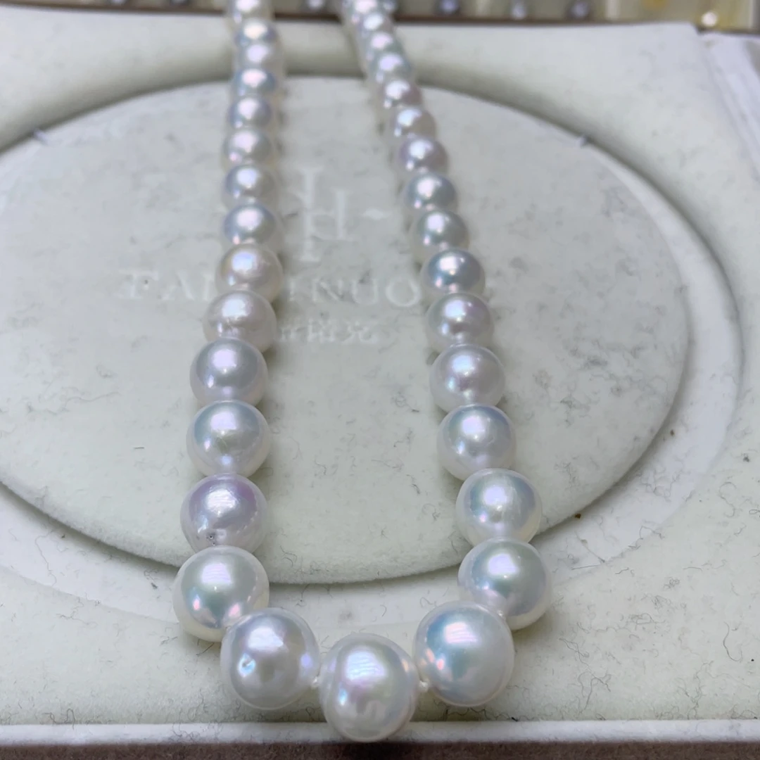 淡水珍珠银S925镶嵌颈饰