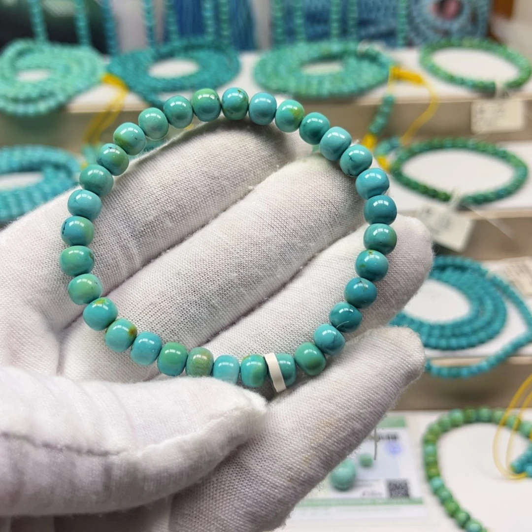 绿松石未镶嵌手链
