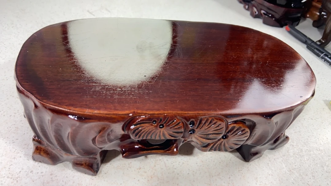 越南马拉斯奇石实木底座